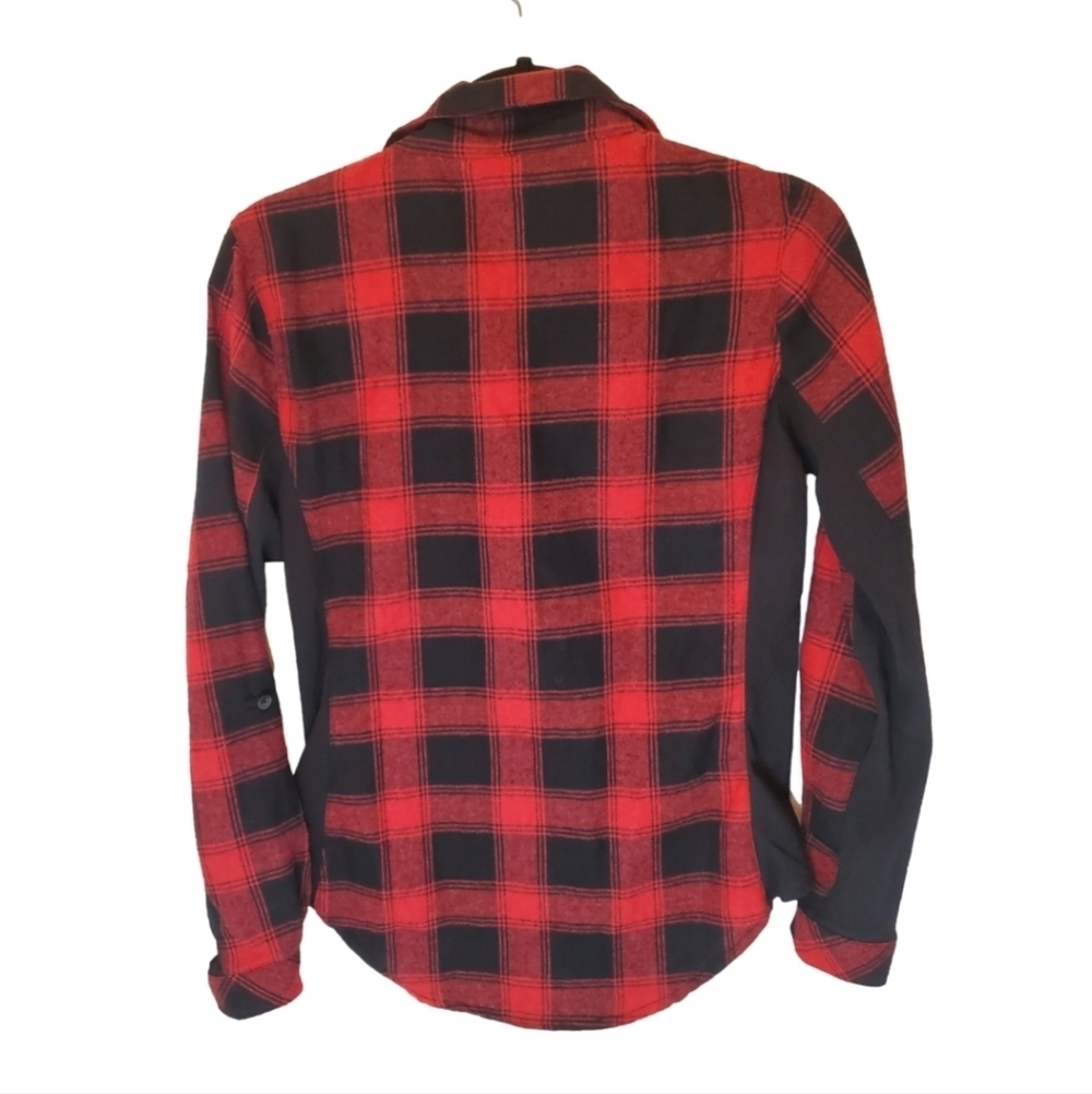 🇺🇸New Red and Black Buffalo Plaid Top Size Small - Picture 5 of 5